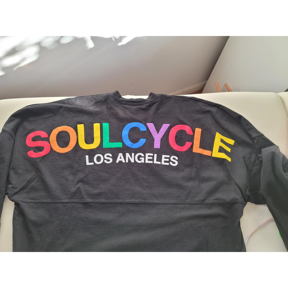 Spirit Jersey SoulCycle Los Angeles 100% Cotton Long Sleeve Men Medium - Picture 10 of 10